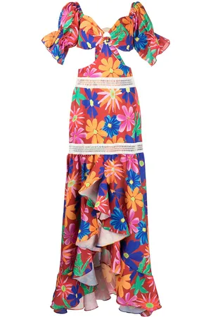 PATBO Vestido Aster con hombros descubiertos