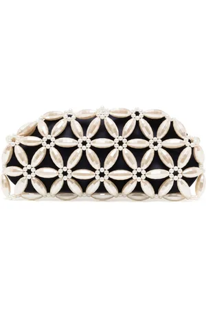 0711 Bolso de mano con perlas