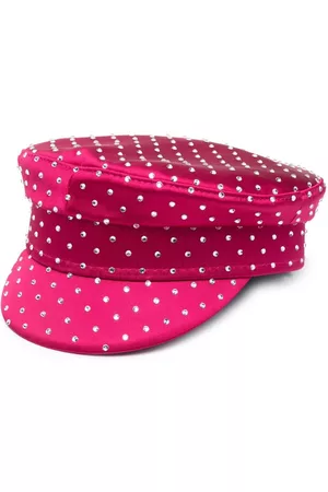Ruslan Baginskiy Gorra baker boy con detalles de apliques