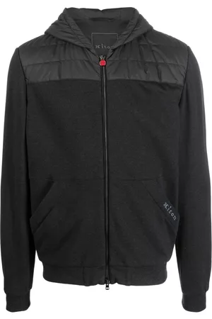 Kiton Chaqueta con capucha y cremallera
