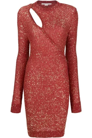Stella McCartney Vestido con detalle de lentejuelas