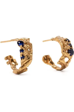 Lee Pendientes Tima con zafiro