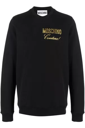 Moschino Sudadera con logo metalizado