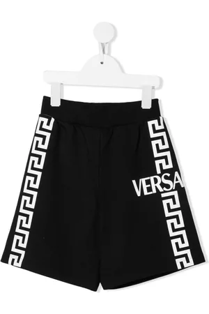 VERSACE Pantalones cortos de deporte con logo