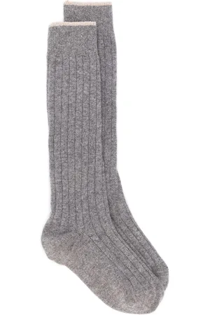 Brunello Cucinelli Calcetines de canalé
