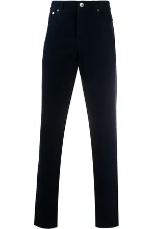 Brunello Cucinelli Pantalones chinos de pana rectos