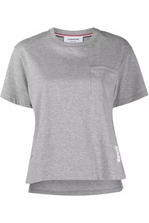 Thom Browne Camiseta con distintivo RWB