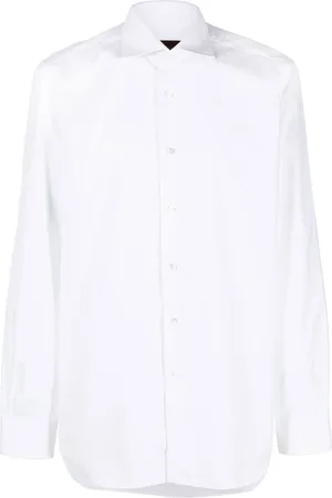 BARBA Camisa con cuello italiano