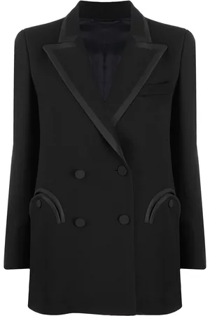 Blazé Milano Blazer de seda con doble botonadura