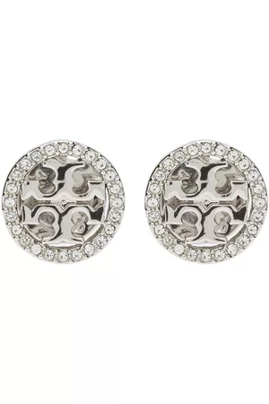 Tory Burch Pendientes Miller con detalles de cristal