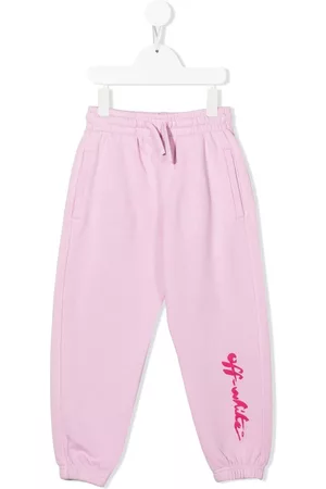 OFF-WHITE Pantalones de chándal Script con logo estampado