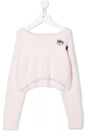 Chiara Ferragni Jersey de tejido de rizo con parche del logo