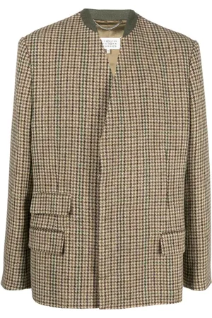 Maison Margiela Blazer con motivo pied de poule