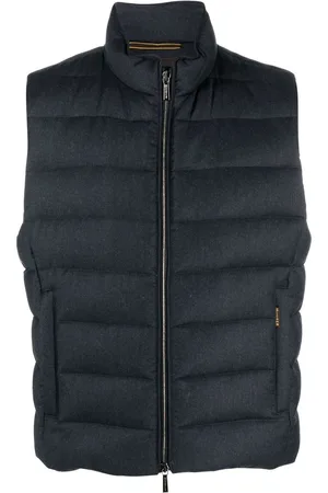 MOORER Chaleco acolchado con cremallera
