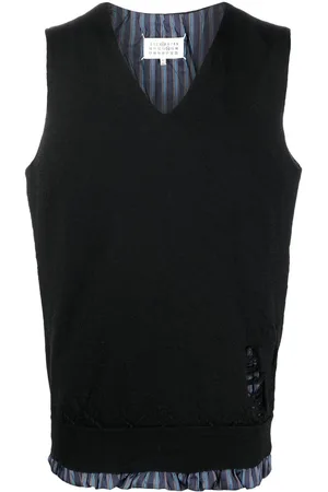 Maison Margiela Top con efecto envejecido