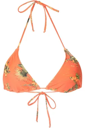 Lygia & Nanny Top de bikini con motivo floral