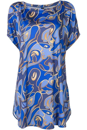 Lygia & Nanny Vestido Allat estilo túnica con estampado gráfico