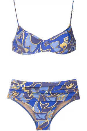 Lygia & Nanny Bikini con estampado gráfico