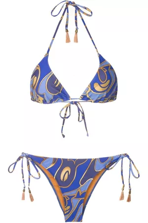Lygia & Nanny Bikini con estampado gráfico