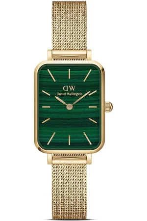Daniel Wellington Reloj Quadro Pressed Evergold de 20x26mm