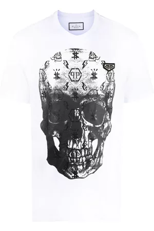 Philipp Plein Camiseta con motivo de calavera y manga corta