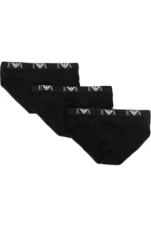 Emporio Armani Pack de bóxeres con logo en la cinturilla