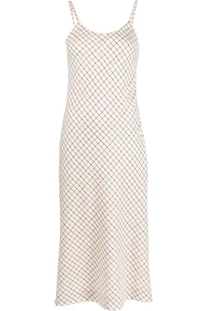 Maison Margiela Slip dress con motivo de lunares