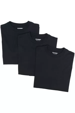 Jil Sander Pack de camisetas con parche del logo