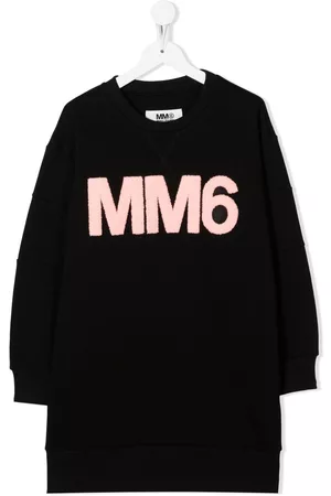 Maison Margiela Vestido estilo sudadera con logo