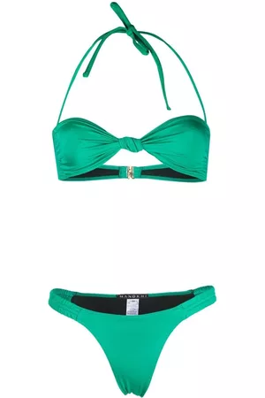 Manokhi Bikini con diseño fruncido