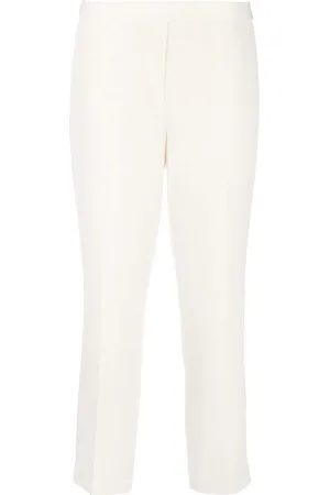 THEORY Pantalones capri de talle medio