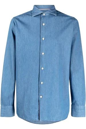 Tintoria Mattei Camisa vaquera de manga larga