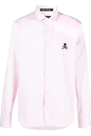 Philipp Plein Camisa con logo bordado