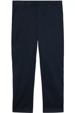 Burberry Pantalones rectos con monograma bordado