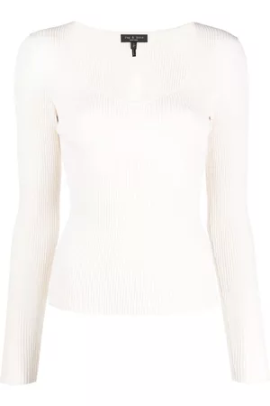 RAG&BONE Top con cuello en U