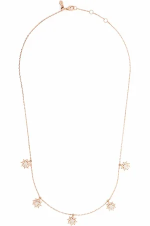 DJULA Collar de cadena Soleil en oro de 18 ct con diamantes