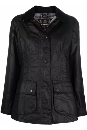 Barbour Chaqueta encerada con botones