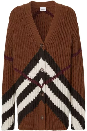Burberry Cárdigan con motivo chevron