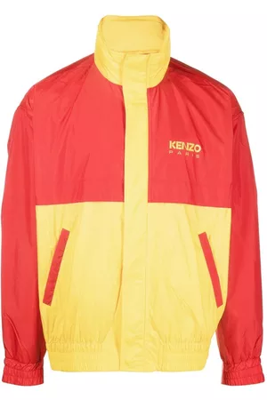 Kenzo Chaqueta con diseño colour block y logo