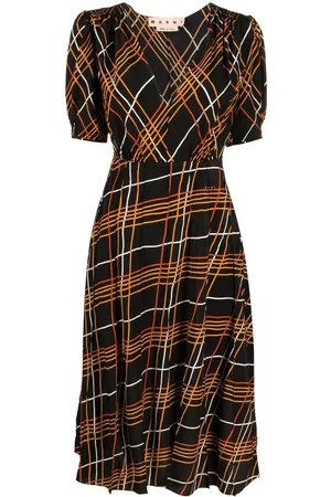 Marni Vestido midi a rayas