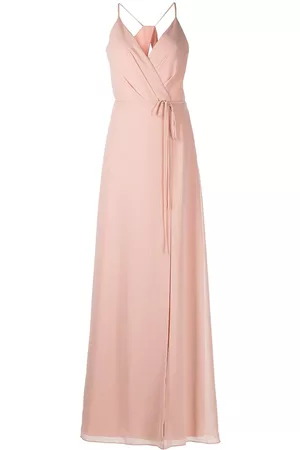 Marchesa Notte Vestido sin mangas con cintura lazada