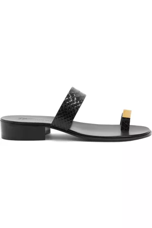 Giuseppe Zanotti Sandalias Bardack con efecto de piel de serpiente