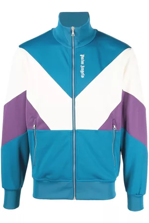 Palm Angels Chaqueta de chándal con diseño colour block