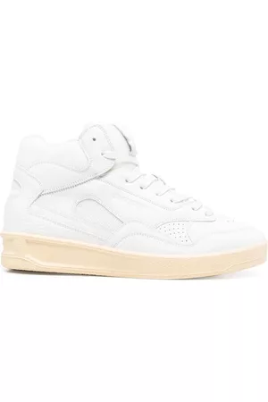 Jil Sander Zapatillas altas con suela de goma
