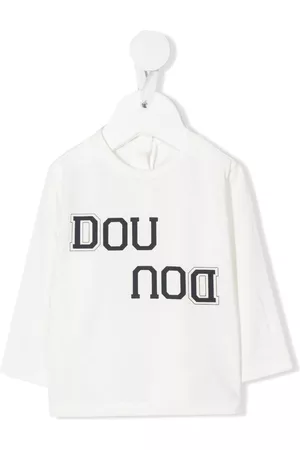 DOUUOD KIDS Sudadera con logo estampado