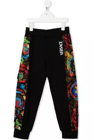 VERSACE Pantalones de chándal con estampado Barocco