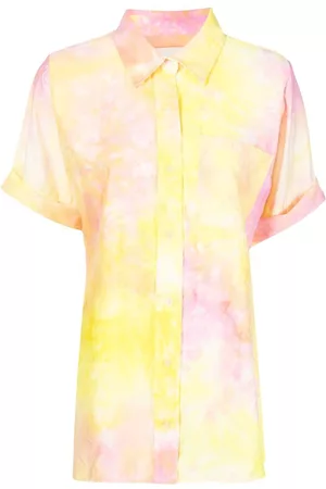 Bambah Camisa con motivo tie-dye