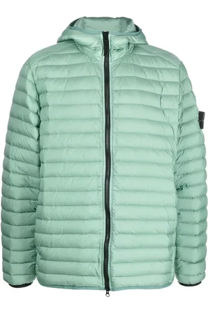 Stone Island Plumífero con parche Compass