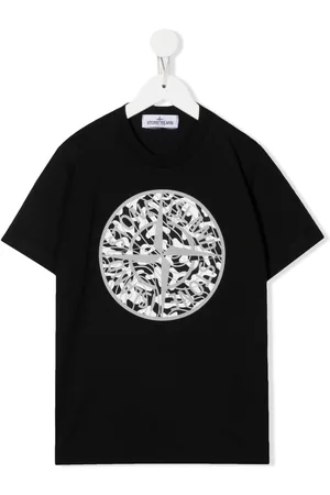 Stone Island Camiseta con logo estampado