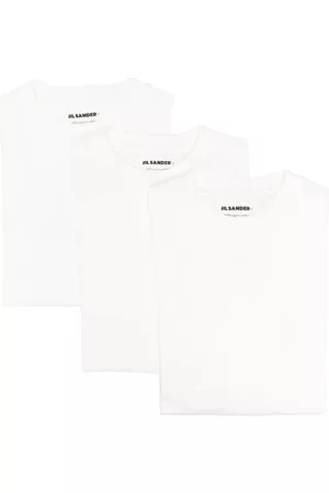 Jil Sander Camiseta con parche del logo